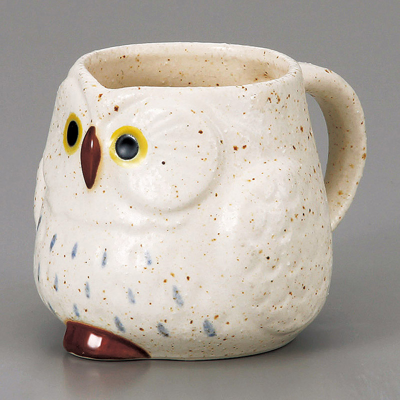 山万 66627-460 白ふくろうマグ 1個（ご注文単位1個）【直送品】