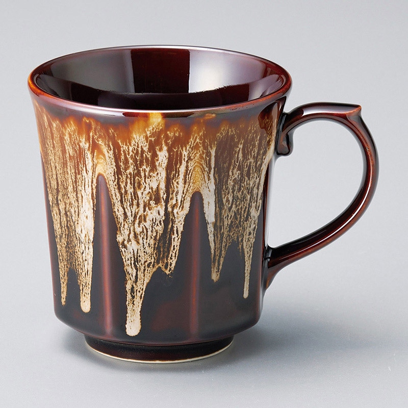 山万 66629-450 アメ流し八角マグ 1個（ご注文単位1個）【直送品】