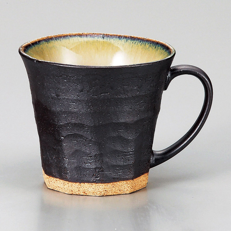 山万 66726-570 黒萩マグ 1個（ご注文単位1個）【直送品】