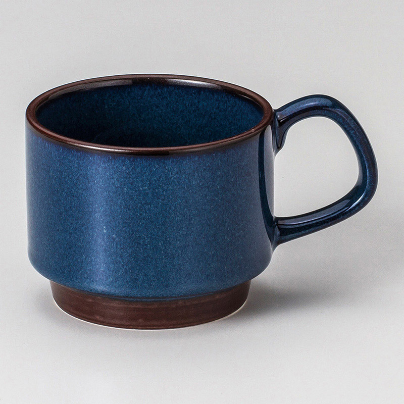 山万 66804-400 ブルースタックマグ 1個（ご注文単位1個）【直送品】