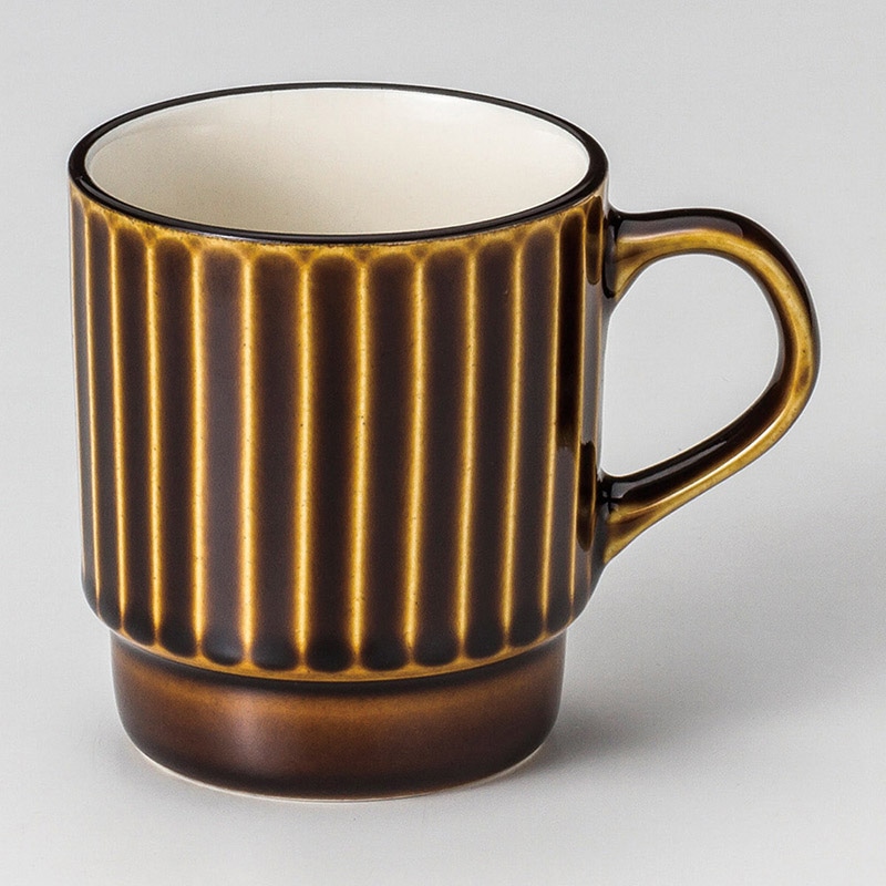 山万 66814-230 スタックCTマグ(アメ) 1個（ご注文単位1個）【直送品】