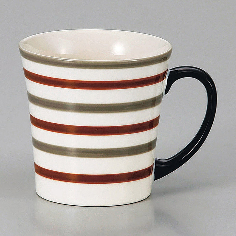 山万 66906-400 茶駒筋マグ 1個（ご注文単位1個）【直送品】