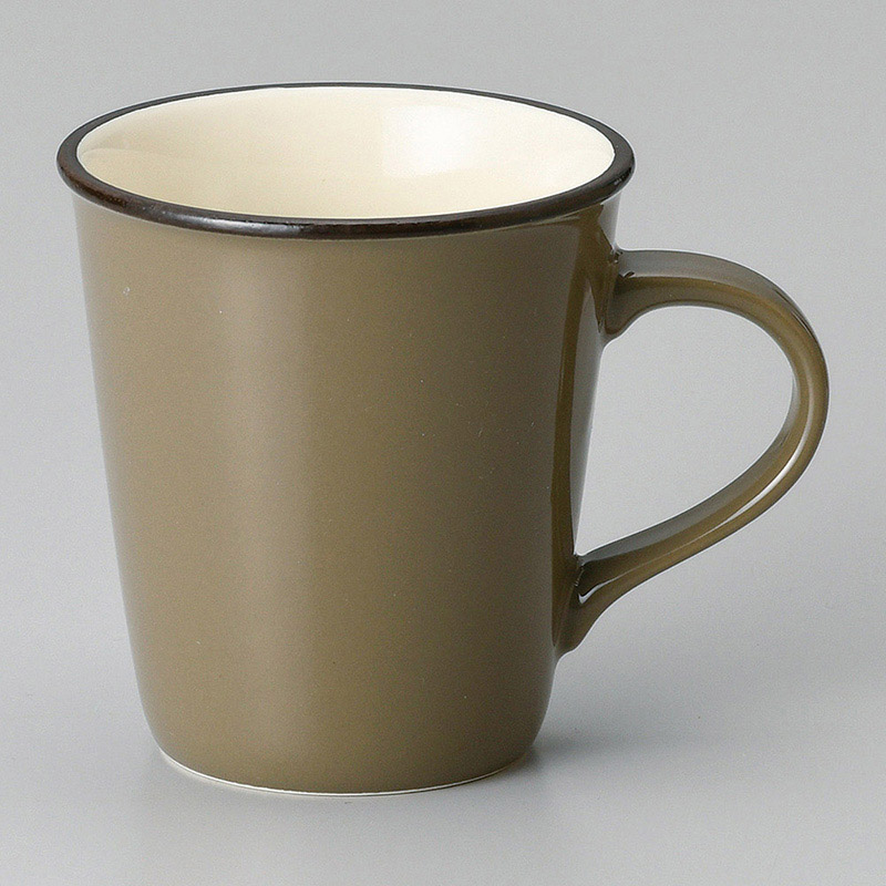 山万 67024-130 カーキスタイルマグ 1個（ご注文単位1個）【直送品】