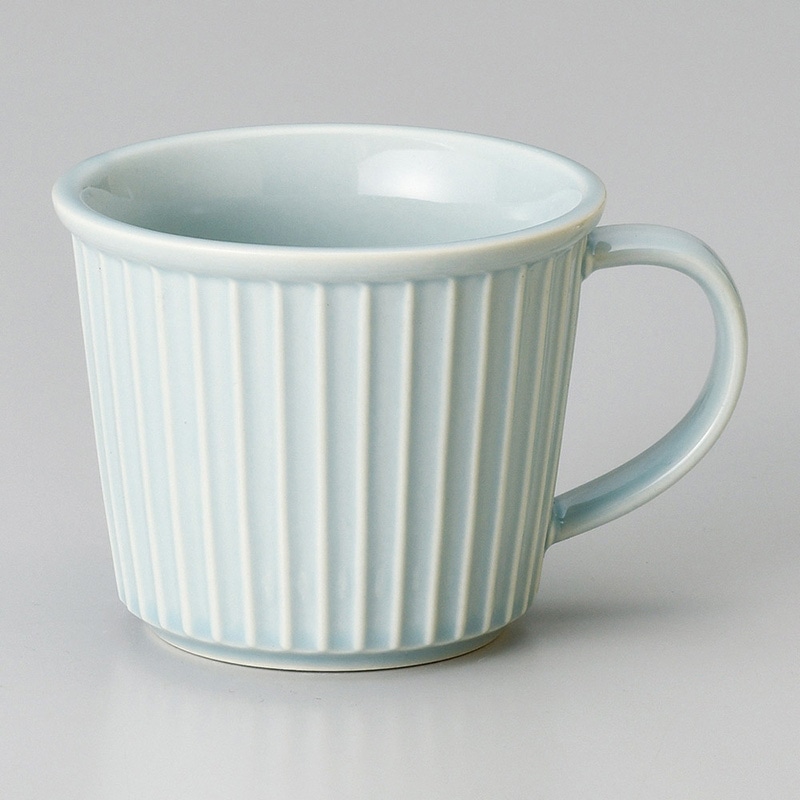 山万 67033-190 ブルーレリーフマグ 大 1個（ご注文単位1個）【直送品】