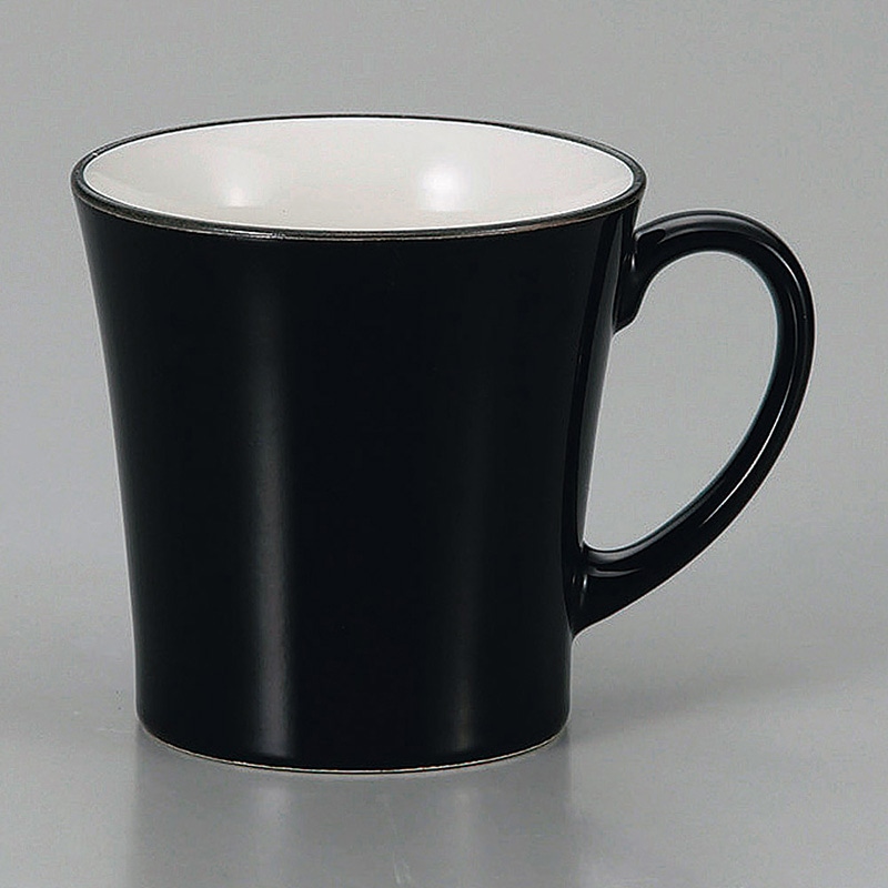 山万 67117-400 シャインブラックマグ 1個（ご注文単位1個）【直送品】