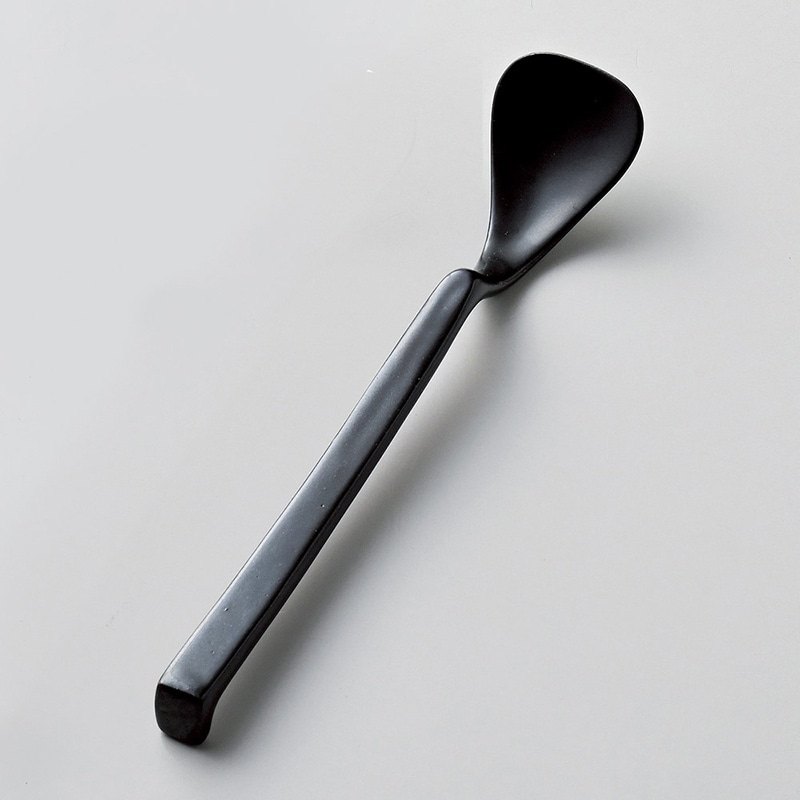 山万 67520-400 黒ハンディースプーン 1個（ご注文単位1個）【直送品】