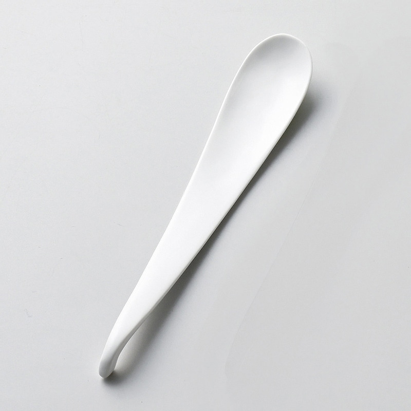 山万 67523-400 白デザートスプーン 1個（ご注文単位1個）【直送品】