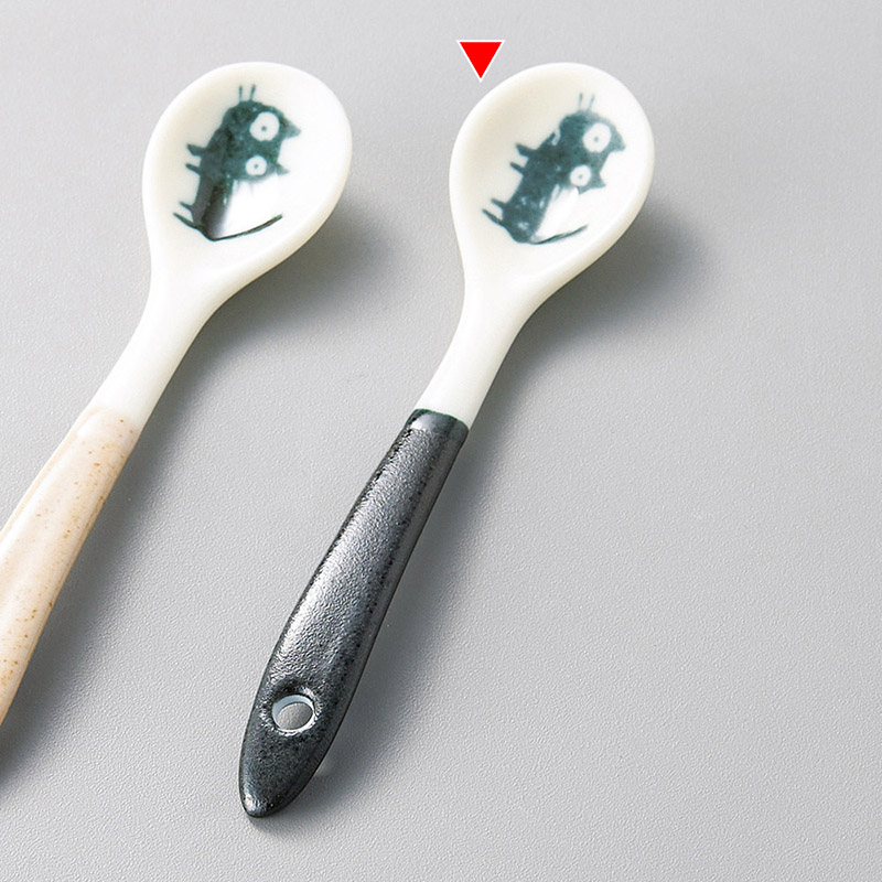 山万 67613-190 くろ黒ねこスプーン 1個（ご注文単位1個）【直送品】