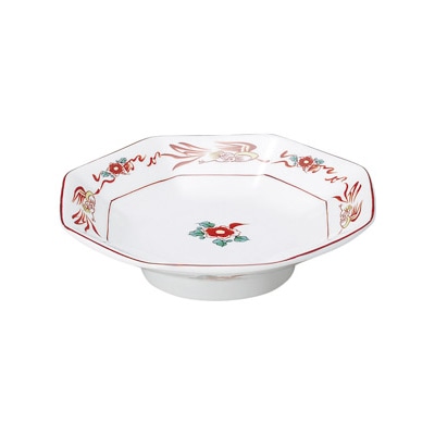 山万 68019-310 花鳥 6.0八角高台皿 1個（ご注文単位1個）【直送品】