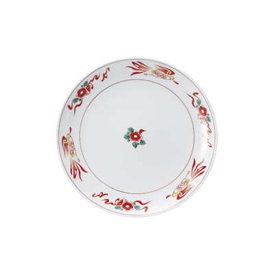 山万 68023-310 花鳥 10吋メタ丸皿 1個(ご注文単位1個)【直送品】