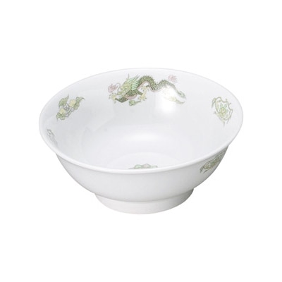 山万 68754-100 緑鳳龍 6.8高台丼 1個（ご注文単位1個）【直送品】
