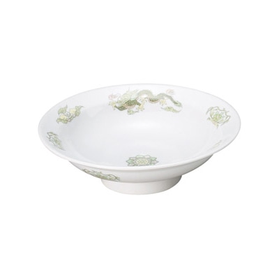 山万 68759-100 緑鳳龍 丸7.0高台皿 1個（ご注文単位1個）【直送品】