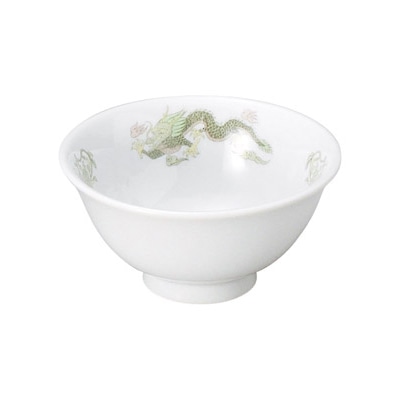 山万 68761-100 緑鳳龍 スープ碗 1個（ご注文単位1個）【直送品】