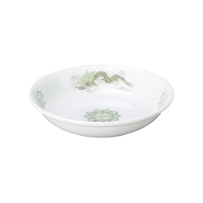 山万 68767-100 緑鳳龍 4.5深皿 1個(ご注文単位1個)【直送品】