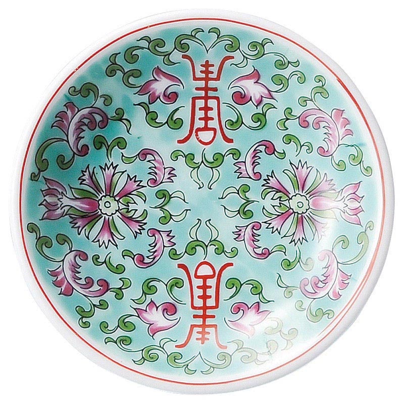 山万 68210-100 緑彩宝華 3.0皿 1個(ご注文単位1個)【直送品】