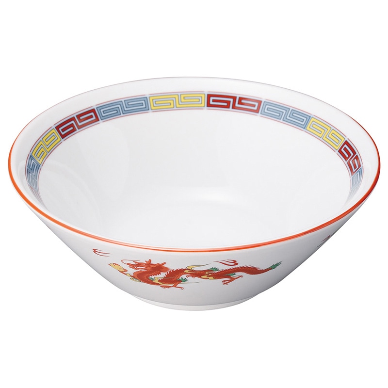 山万 68406-030 三色雷紋 切立6.3丼 1個（ご注文単位1個）【直送品】