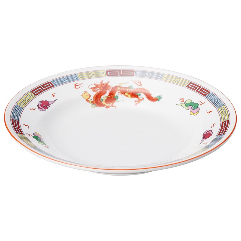 山万 68412-030 三色雷紋 玉渕9吋スープ 1個（ご注文単位1個）【直送品】