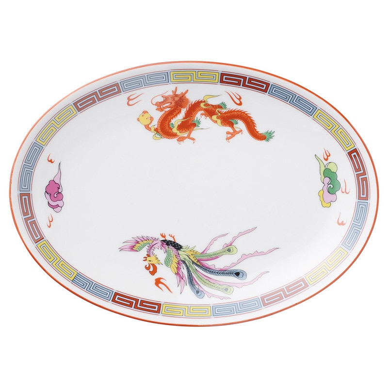 山万 68418-030 三色雷紋 玉渕メタ9吋プラター 1個（ご注文単位1個）【直送品】