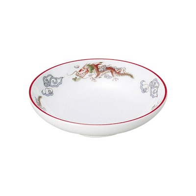 山万 68113-440 朱渕萬漢龍 4.0深皿 1個（ご注文単位1個）【直送品】