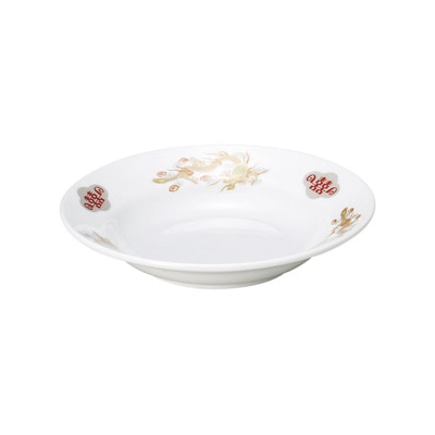 山万 68309-190 金彩竜 8吋スープ皿 1個（ご注文単位1個）【直送品】