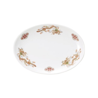山万 68315-190 金彩竜 10吋プラター 1個（ご注文単位1個）【直送品】