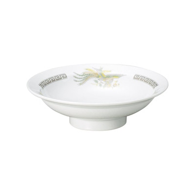 山万 68357-190 雷門鳳凰 7.0丸高台皿 1個(ご注文単位1個)【直送品】