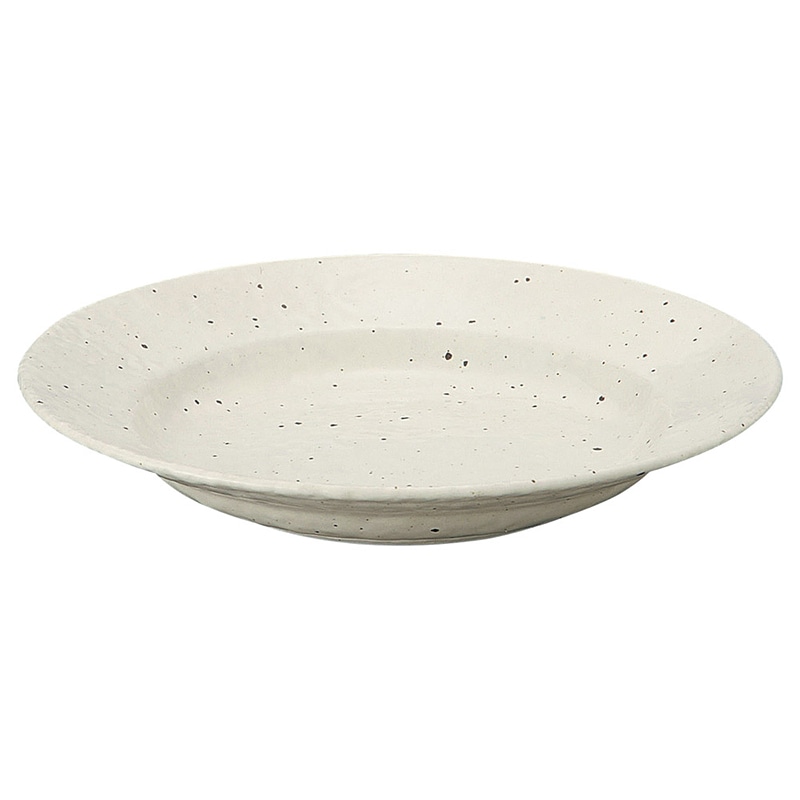 山万 69555-020 白粉引 玉渕9吋スープ 1個(ご注文単位1個)【直送品】