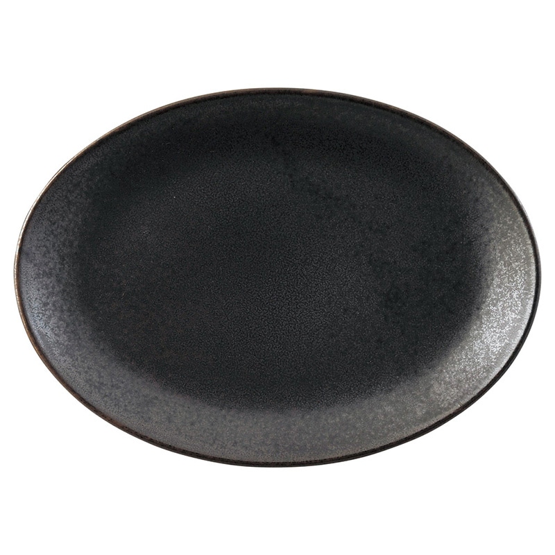 山万 69456-020 黒海 10吋メタ玉プラター 1個(ご注文単位1個)【直送品】