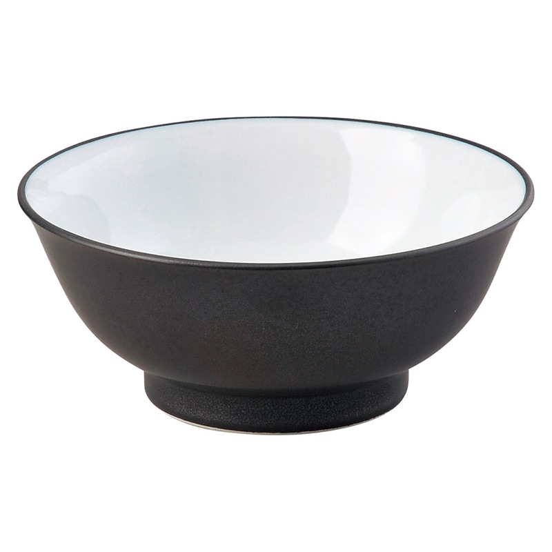 山万 69460-020 黒海 6.8高台丼 1個(ご注文単位1個)【直送品】