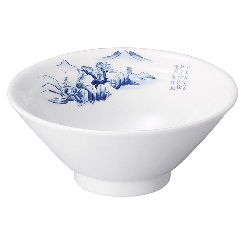 山万 69102-440 上絵山水 5.0ライス丼 1個(ご注文単位1個)【直送品】