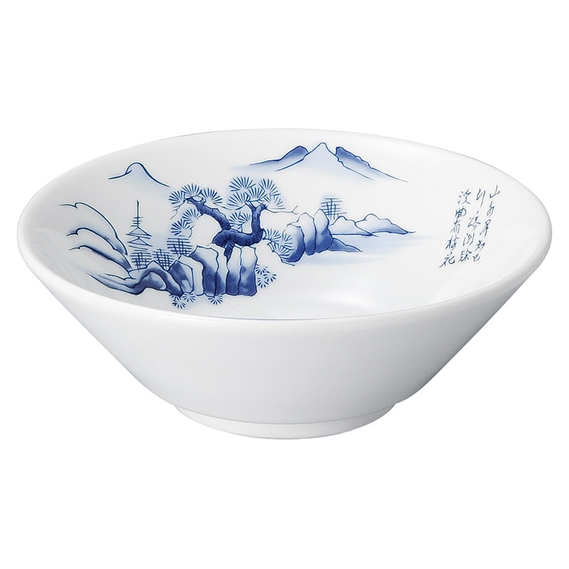 山万 69104-440 上絵山水 切立6.3丼 1個(ご注文単位1個)【直送品】