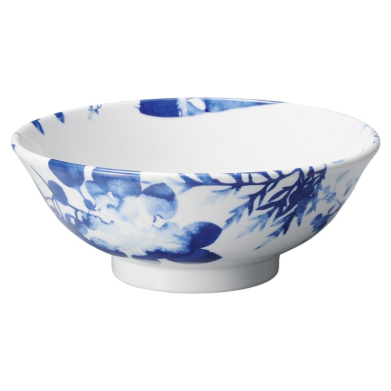 山万 69137-440 フローラル 反り高台6.8丼 1個(ご注文単位1個)【直送品】