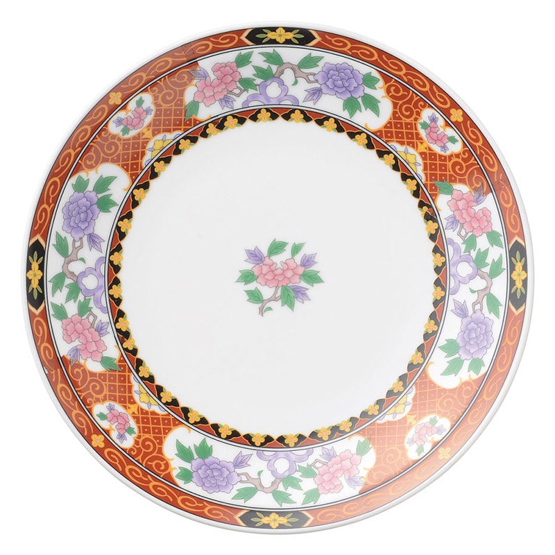 山万 68259-100 紅花祥 7.0皿 1個(ご注文単位1個)【直送品】