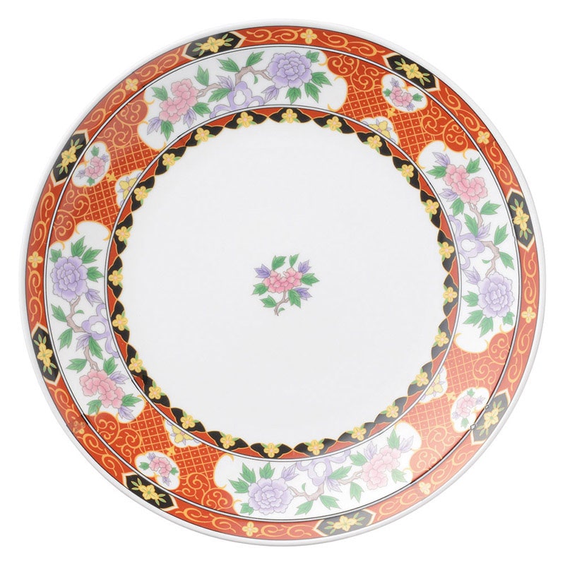 山万 68261-100 紅花祥 9.0皿 1個(ご注文単位1個)【直送品】