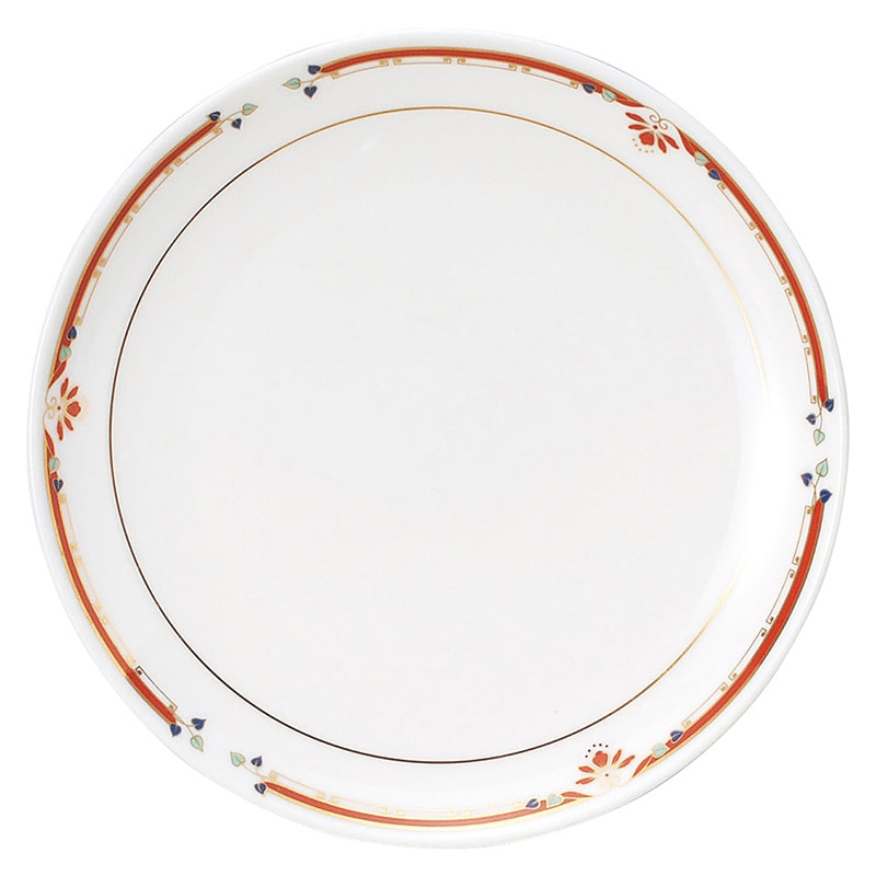 山万 68803-440 ニューボン紅華妃 8吋丸皿 1個(ご注文単位1個)【直送品】