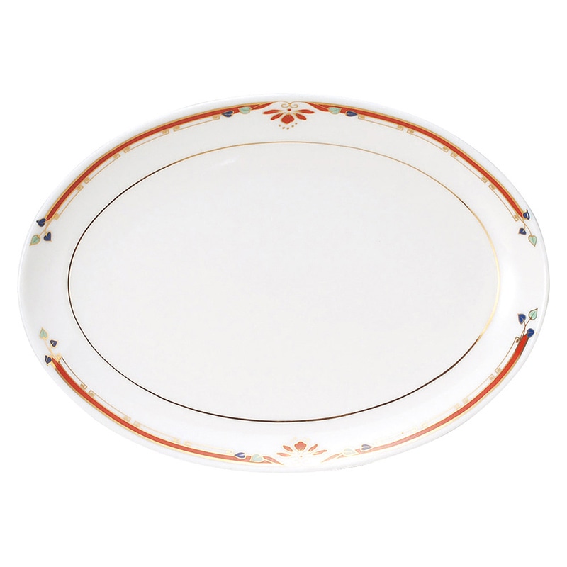 山万 68808-440 ニューボン紅華妃 10吋プラタ 1個(ご注文単位1個)【直送品】