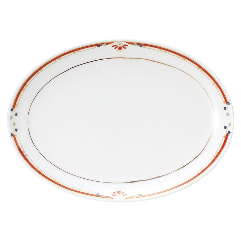 山万 68809-440 ニューボン紅華妃 12吋プラタ 1個(ご注文単位1個)【直送品】