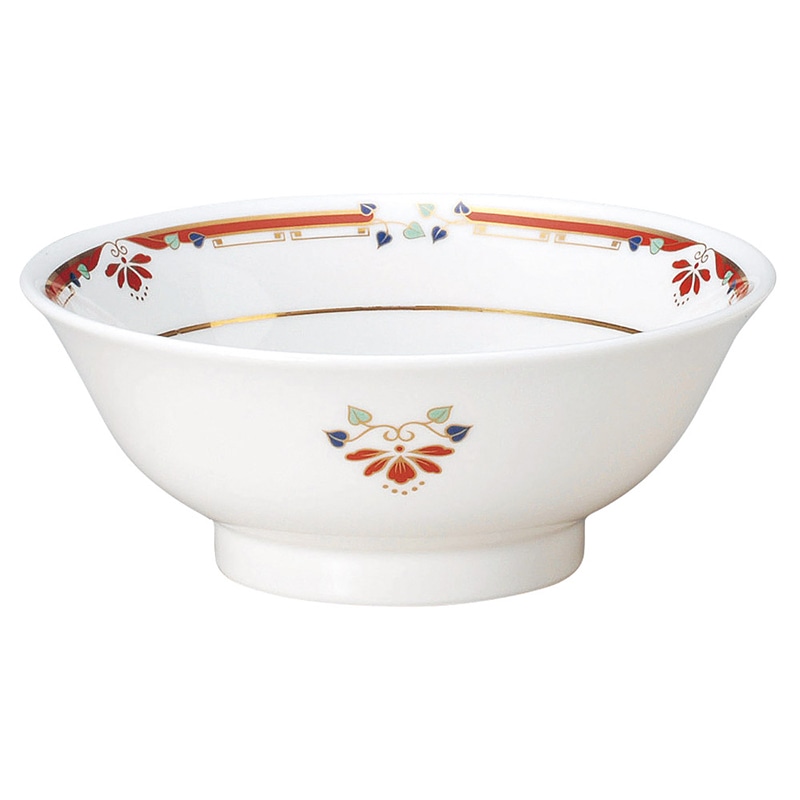 山万 68812-440 ニューボン紅華妃 8吋反高台丼 1個(ご注文単位1個)【直送品】