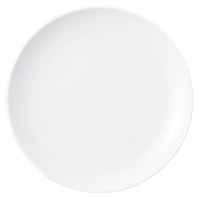 山万 69904-130 ニューアジアン 19cm皿(白 1個（ご注文単位1個）【直送品】