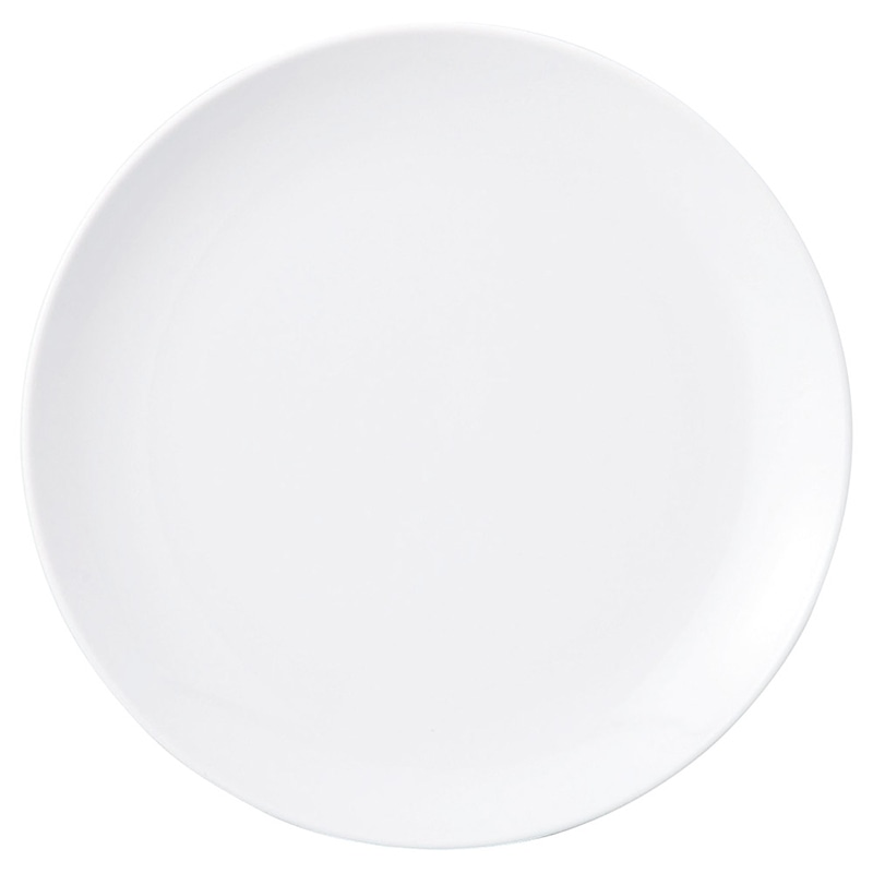 山万 69906-130 ニューアジアン 24cm皿(白 1個（ご注文単位1個）【直送品】