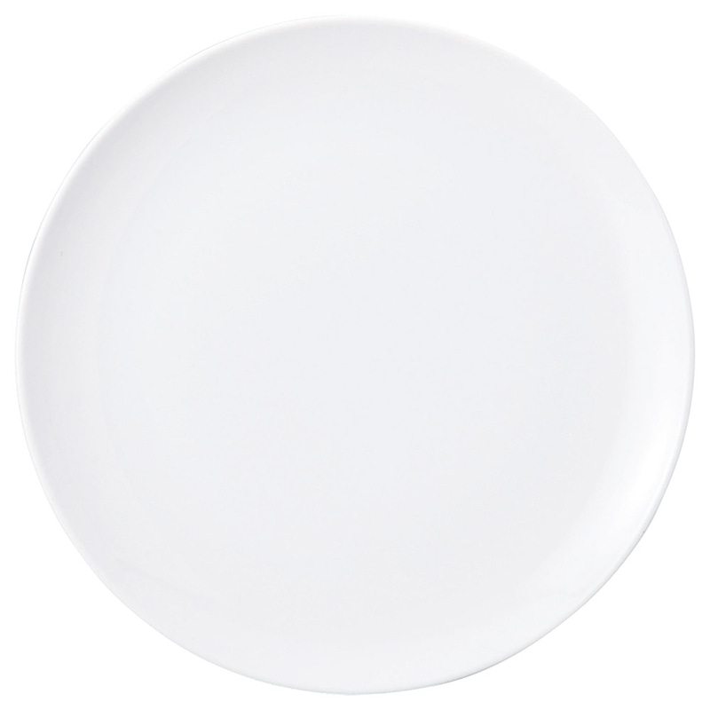 山万 69907-130 ニューアジアン 26cm皿(白 1個（ご注文単位1個）【直送品】