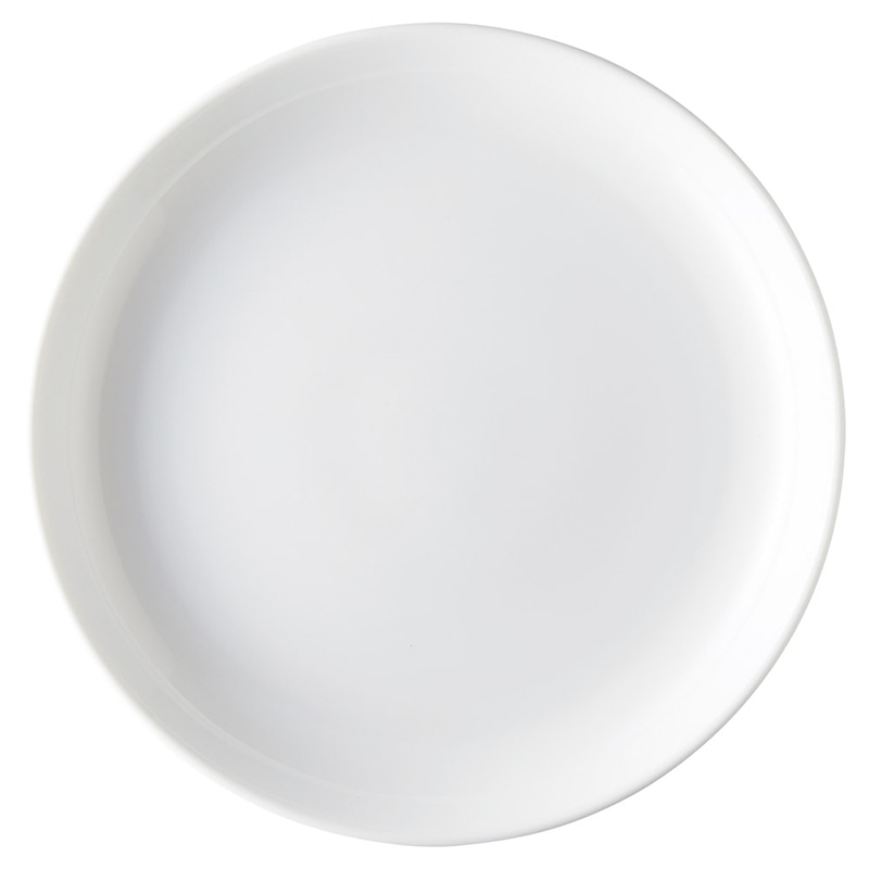 山万 70012-450 チャイナロード 白磁 10吋丸 1個（ご注文単位1個）【直送品】