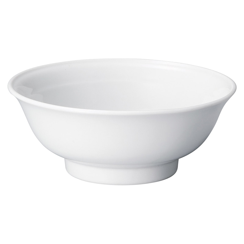 山万 70311-020 白中華 7.5高台丼 1個(ご注文単位1個)【直送品】