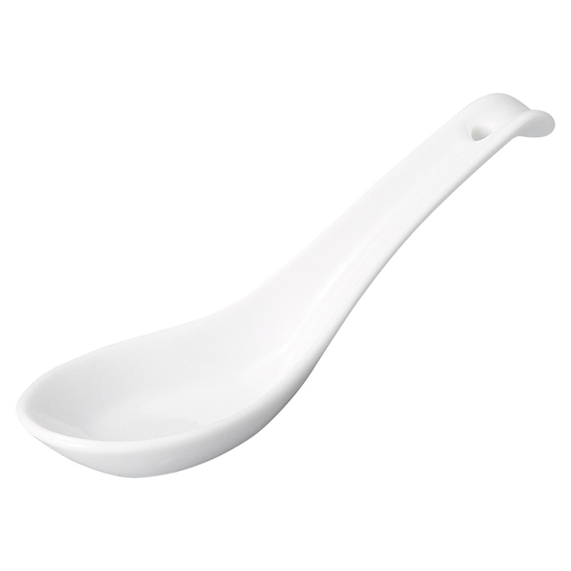 山万 70338-020 白中華 6.0反レンゲ 1個（ご注文単位1個）【直送品】