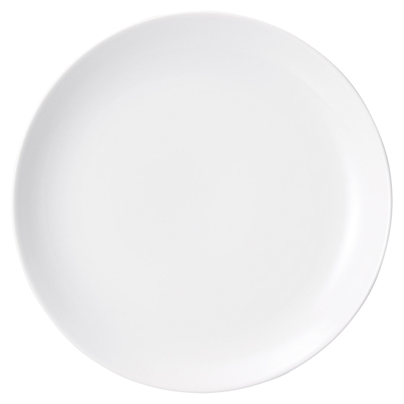 山万 70344-020 白中華 8.0皿 1個（ご注文単位1個）【直送品】