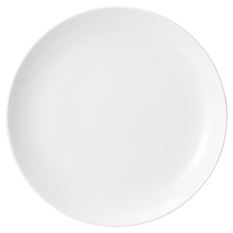 山万 70345-020 白中華 9.0皿 1個（ご注文単位1個）【直送品】