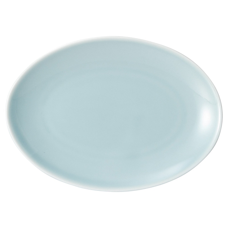 山万 70220-020 青磁 8吋メタプラター 1個（ご注文単位1個）【直送品】