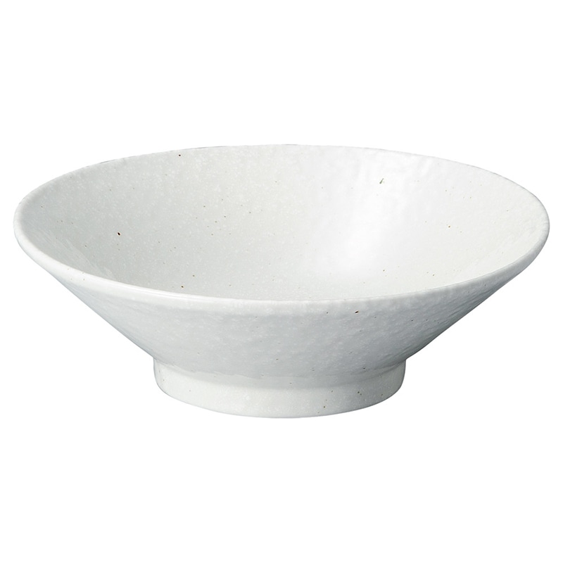 山万 70530-180 白粉引 8.0高台浅丼 1個（ご注文単位1個）【直送品】