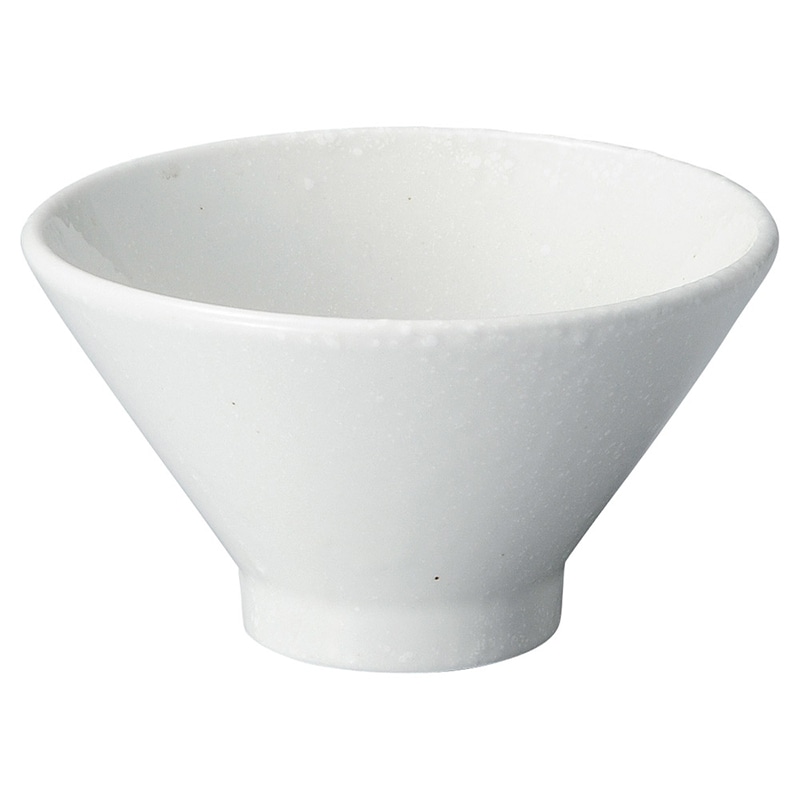 山万 70535-180 白粉引 4.8高台深丼 1個（ご注文単位1個）【直送品】