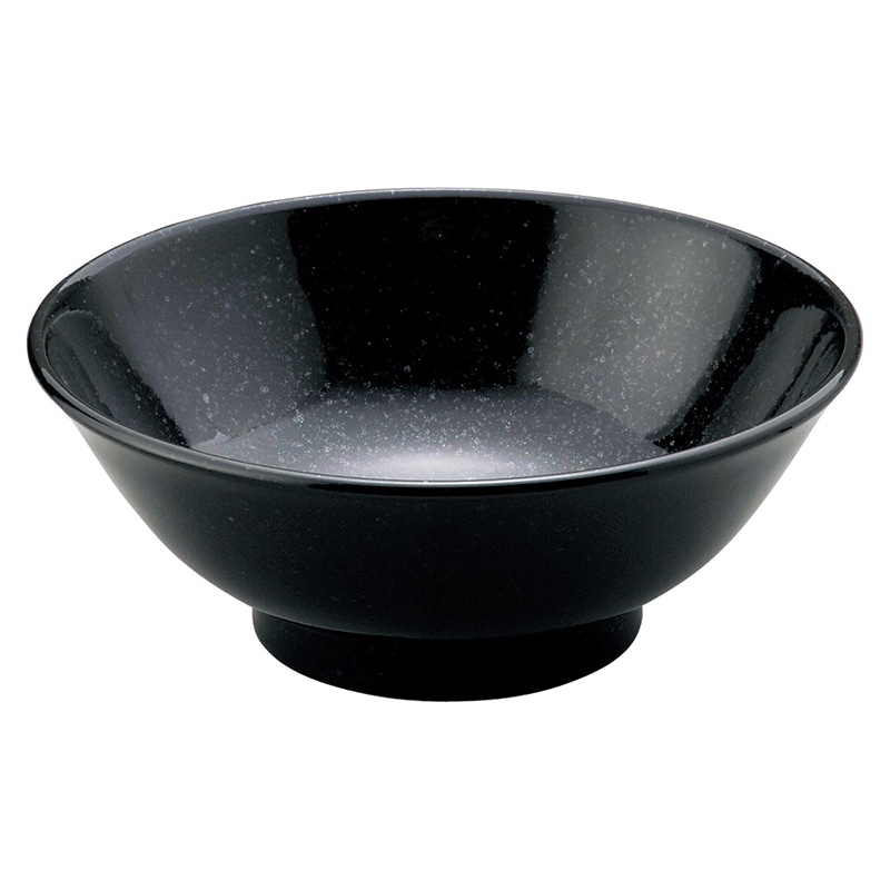 山万 69828-130 ニューアジアン 7寸反高台(黒 1個（ご注文単位1個）【直送品】